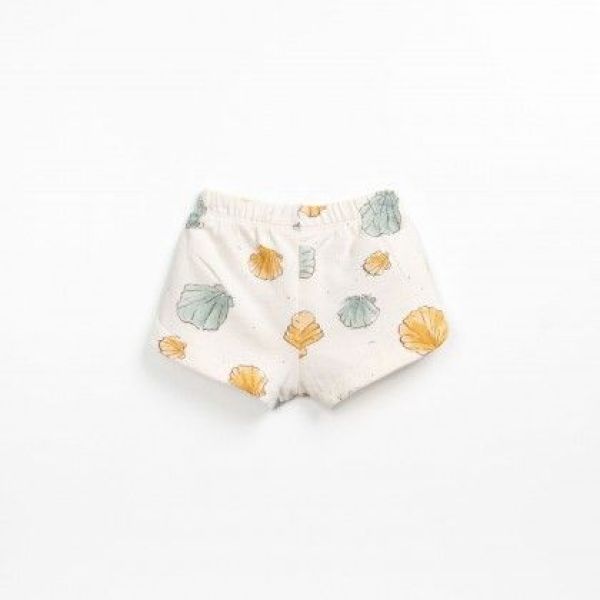 Play up Short Offwhite baby meisjes (Printed fleece shorts - PA02/2AO11701 ecru) - Victor & Camille Destelbergen