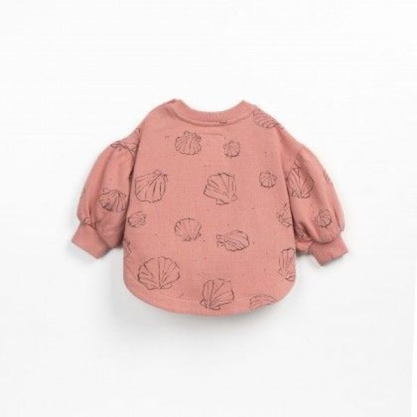Play up Sweater Roze baby meisjes (Printed fleece sweater - PA02/2AO11352 roze) - Victor & Camille Destelbergen
