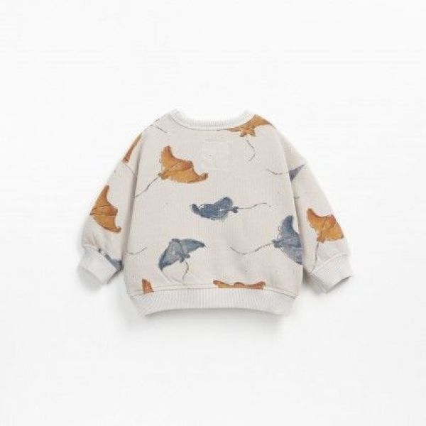 Play up Sweater Offwhite baby jongens (Printed fleece sweater rog - PA01/1AO11353) - Victor & Camille Destelbergen