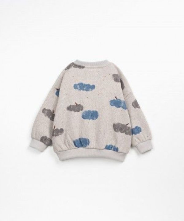 Play up Sweater Ecru jongens (Printed jersey sweater - PA03/3AP11354) - Victor & Camille Destelbergen