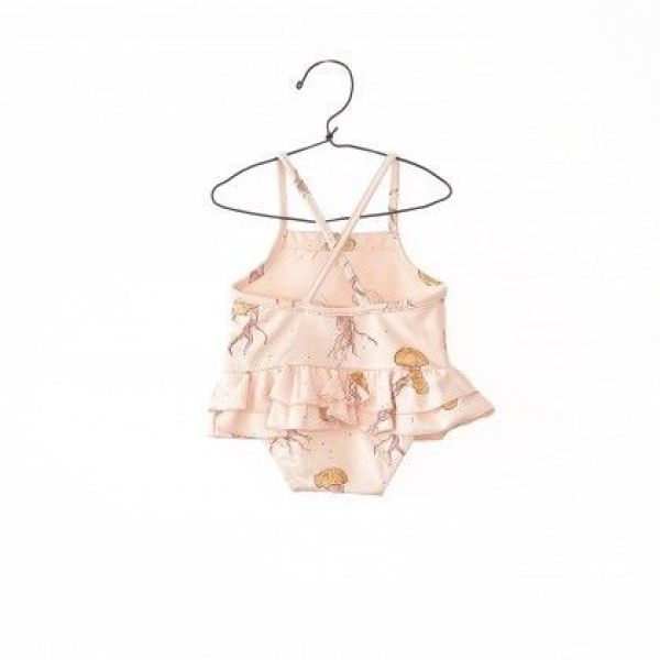 Play up Badpak Roze baby meisjes (Printed JL swimsuit - PA02/2AO11853 roze) - Victor & Camille Destelbergen