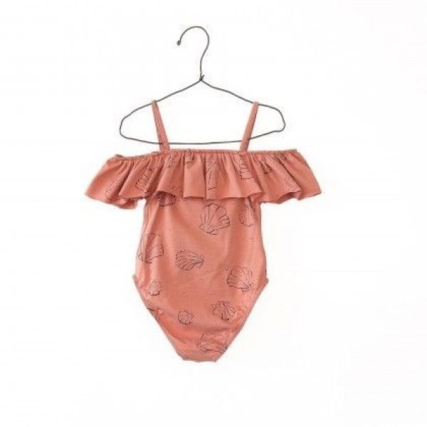 Play up Badpak Roze meisjes (Swimsuit with shell print  - PA04/4AO11851 pink) - Victor & Camille Destelbergen