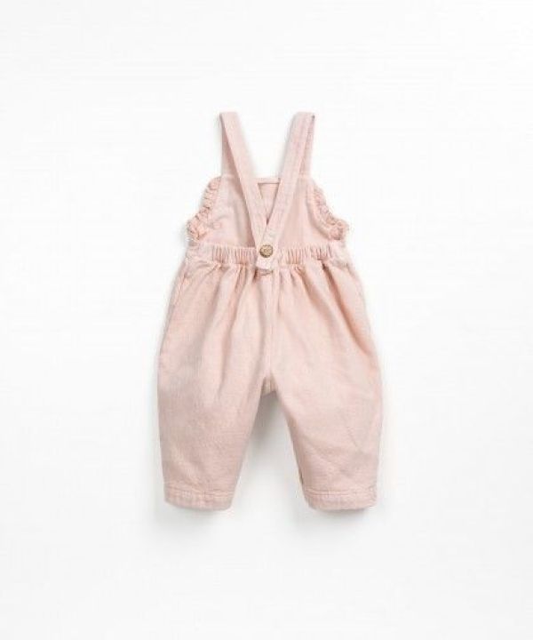 Play up Jumpsuit Roze baby meisjes (Twill jumpsuit pink - PA02/2AP11502) - Victor & Camille Destelbergen