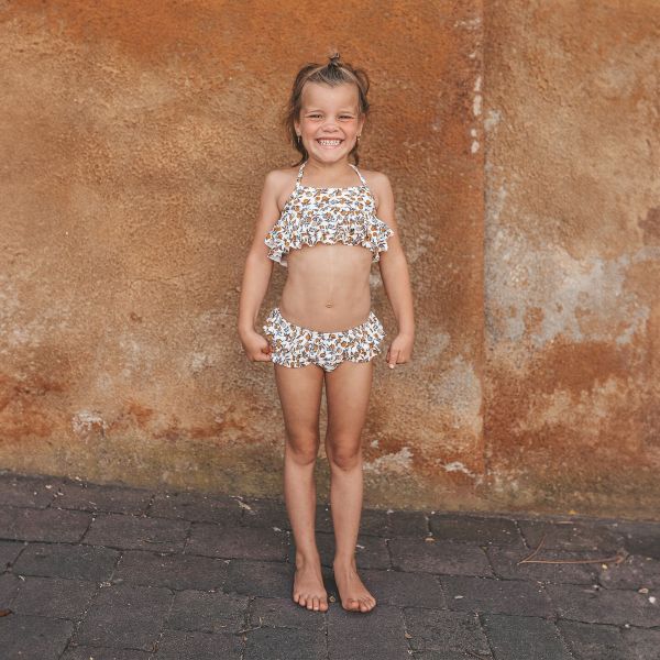 Salted Stories Bikini Multi baby meisjes (Shortbread L'orange Sati - SASS24-071SAQ) - Victor & Camille Destelbergen