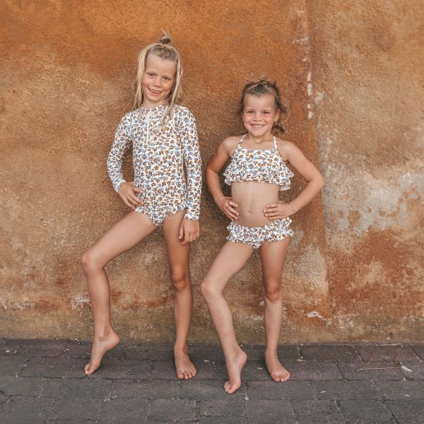 Salted Stories Bikini Multi baby meisjes (Shortbread L'orange Sati - SASS24-071SAQ) - Victor & Camille Destelbergen