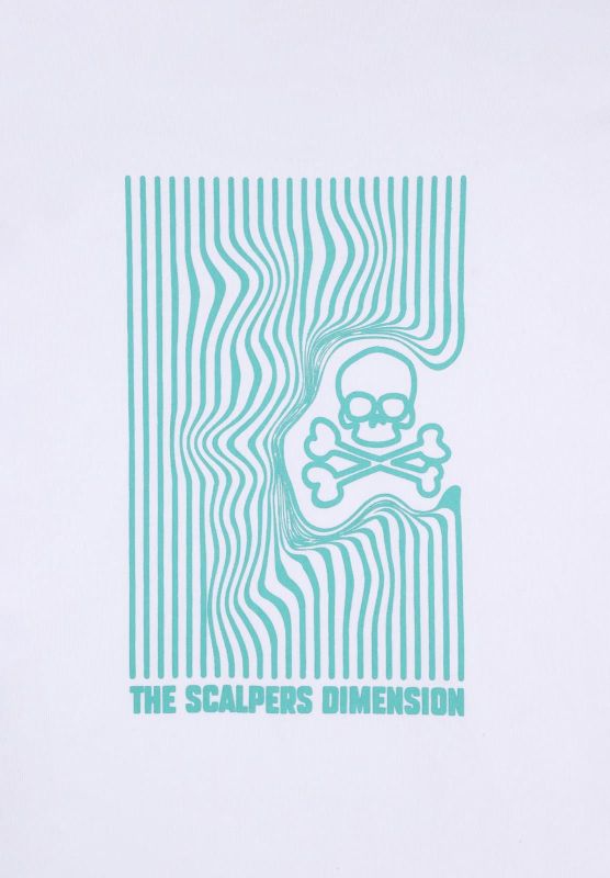 Scalpers T-shirt s/s Wit jongens (Dimension Tee white - 46675 white) - Victor & Camille Destelbergen