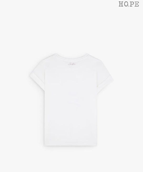 Scalpers T-shirt s/s Wit meisjes (New shiny tee girls - 43100) - Victor & Camille Destelbergen