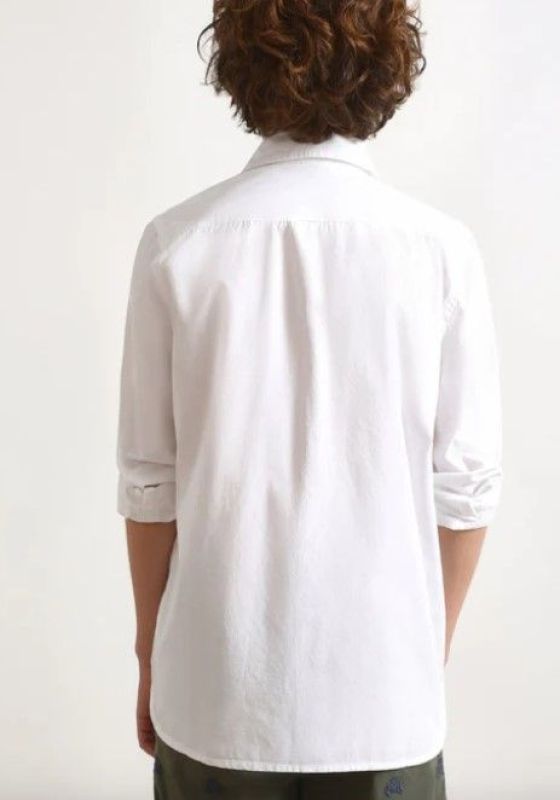 Scalpers Hemd Wit jongens (NOS Siena shirt kids - 32453) - Victor & Camille Destelbergen