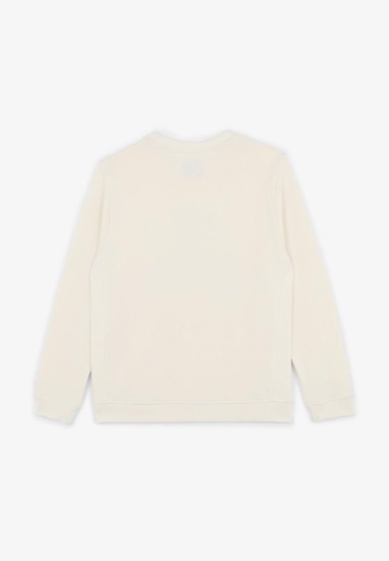 Scalpers Sweater Offwhite jongens (Skull Miami Sweater off white - 37495) - Victor & Camille Destelbergen