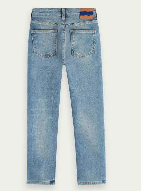 Scotch & Soda Jeansbroek Denim blue jongens (Dean loosee taper jeans freshen up - 176920) - Victor & Camille Destelbergen