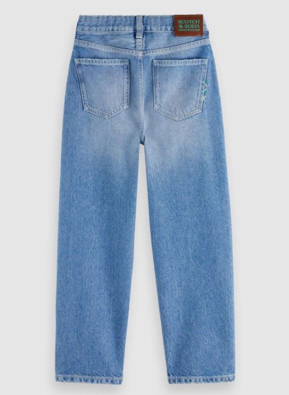 Scotch & Soda Jeansbroek Denim blue jongens (The pitch loose fit jeans -all at sea - 176781 all at sea) - Victor & Camille Destelbergen