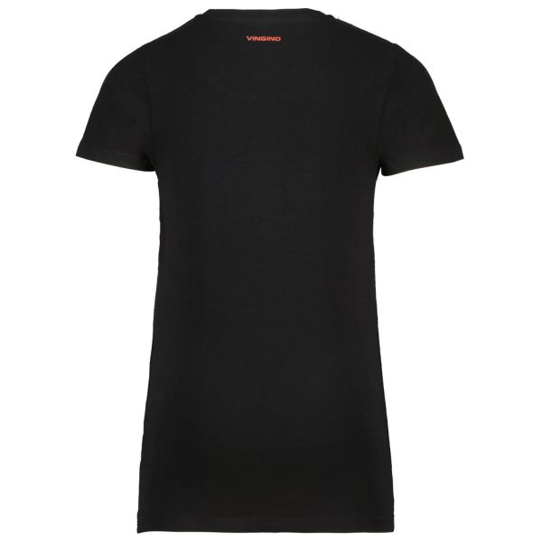 Vingino T-shirt s/s Zwart jongens (Basic Tee Deep black - SS23KBN30005-944) - Victor & Camille Destelbergen