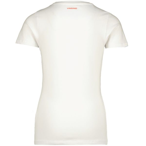 Vingino T-shirt s/s Wit jongens (Basic Tee real White - SS23KBN30005) - Victor & Camille Destelbergen