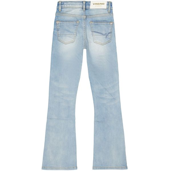 Vingino Jeansbroek Denim blue meisjes (Britte jeans light indigo - AW23KGD42116) - Victor & Camille Destelbergen