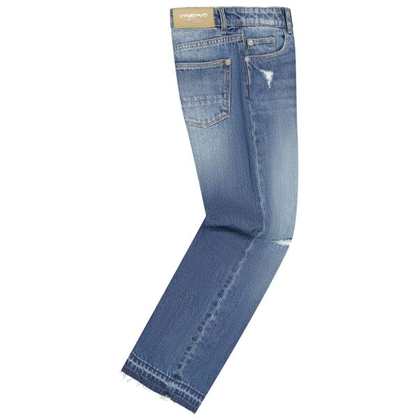 Vingino Jeansbroek Denim blue meisjes (Cato jeans blue vintage - AW23KGD42108) - Victor & Camille Destelbergen
