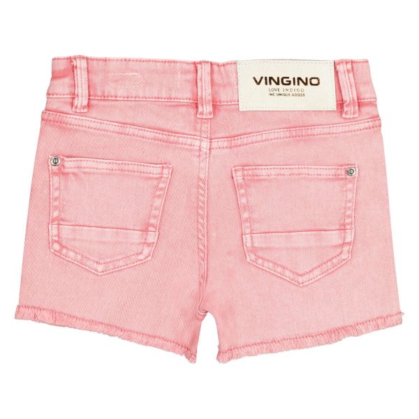 Vingino Short Roze meisjes (Dafina color electric pink - SS23KGD46001) - Victor & Camille Destelbergen