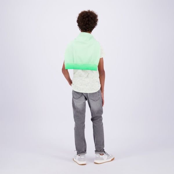 Vingino Sweater Groen jongens (Nast sweater soft neon green - SS23KBN34005) - Victor & Camille Destelbergen