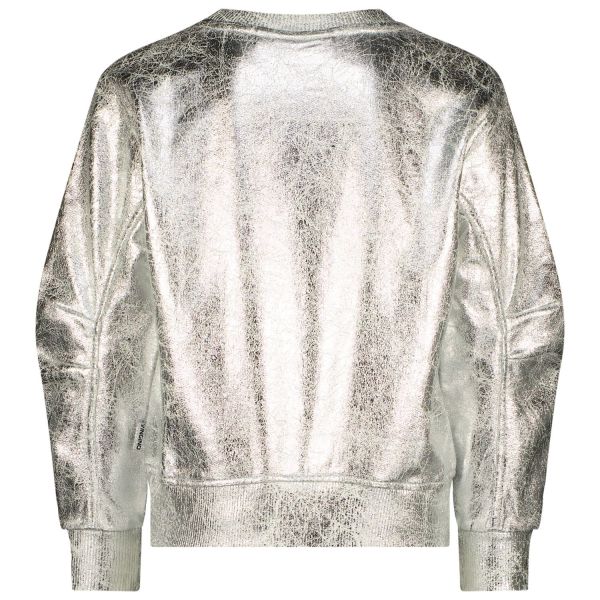 Vingino Sweater Grijs meisjes (Nizanne sweater silver metallic - SS24KGN34005) - Victor & Camille Destelbergen