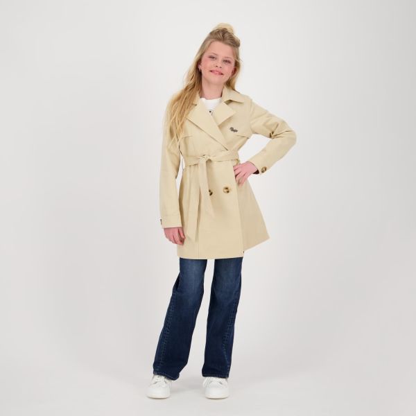 Vingino Jas Beige meisjes (Tuva jacket outdoor creamy beige - SS24KGN10008) - Victor & Camille Destelbergen