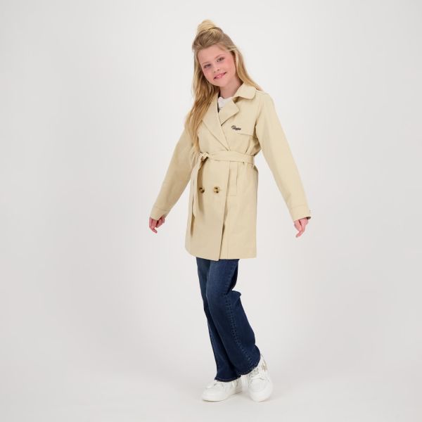 Vingino Jas Beige meisjes (Tuva jacket outdoor creamy beige - SS24KGN10008) - Victor & Camille Destelbergen