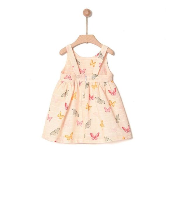 Yell-Oh! Jurk Roze baby meisjes (Jacquard jurkje met vlinders - 41090340208) - Victor & Camille Destelbergen